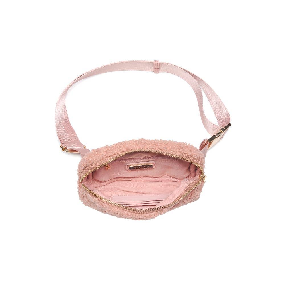 Santi Sherpa Shearling Belt Bag Fanny Pack