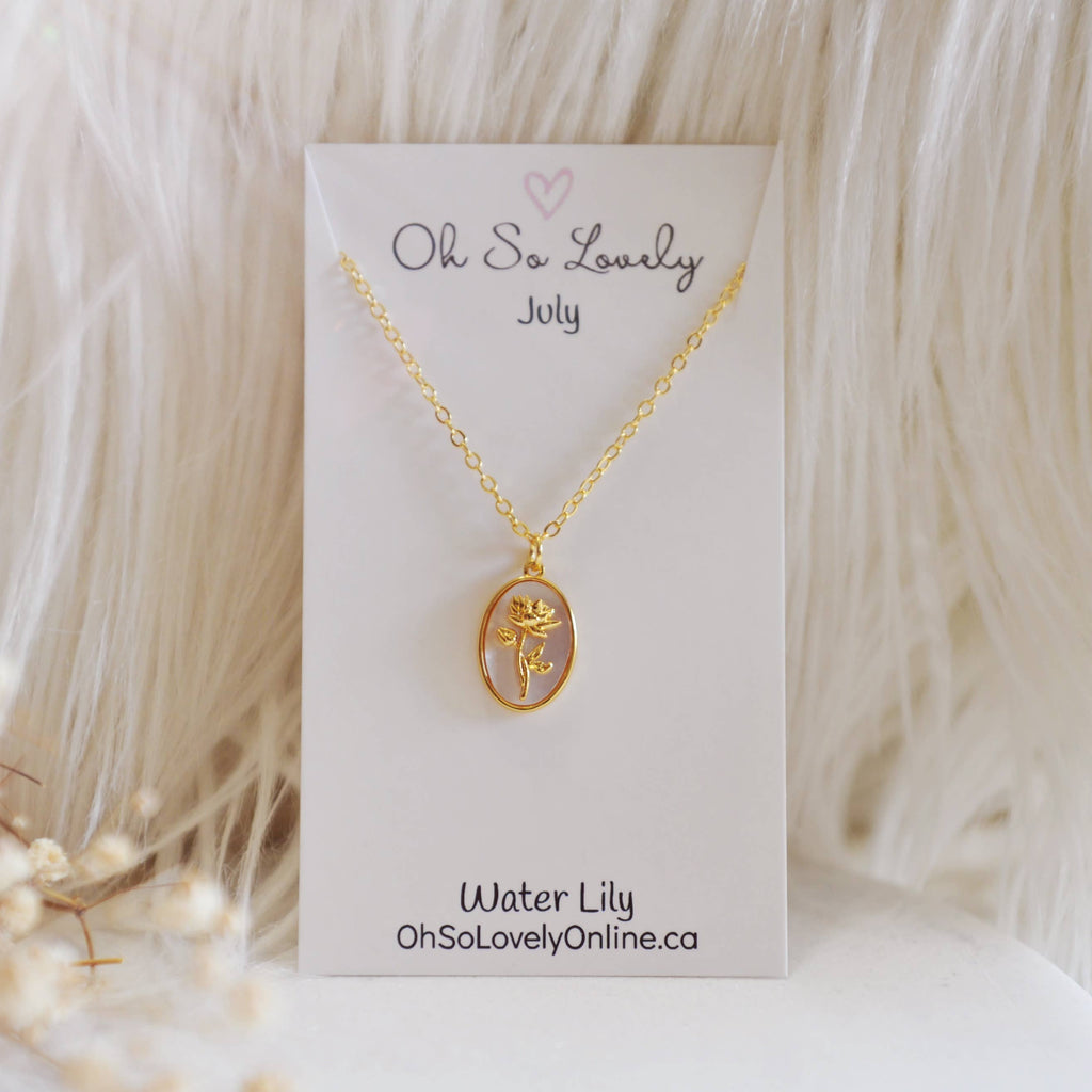 Flora Birth Flower Necklace
