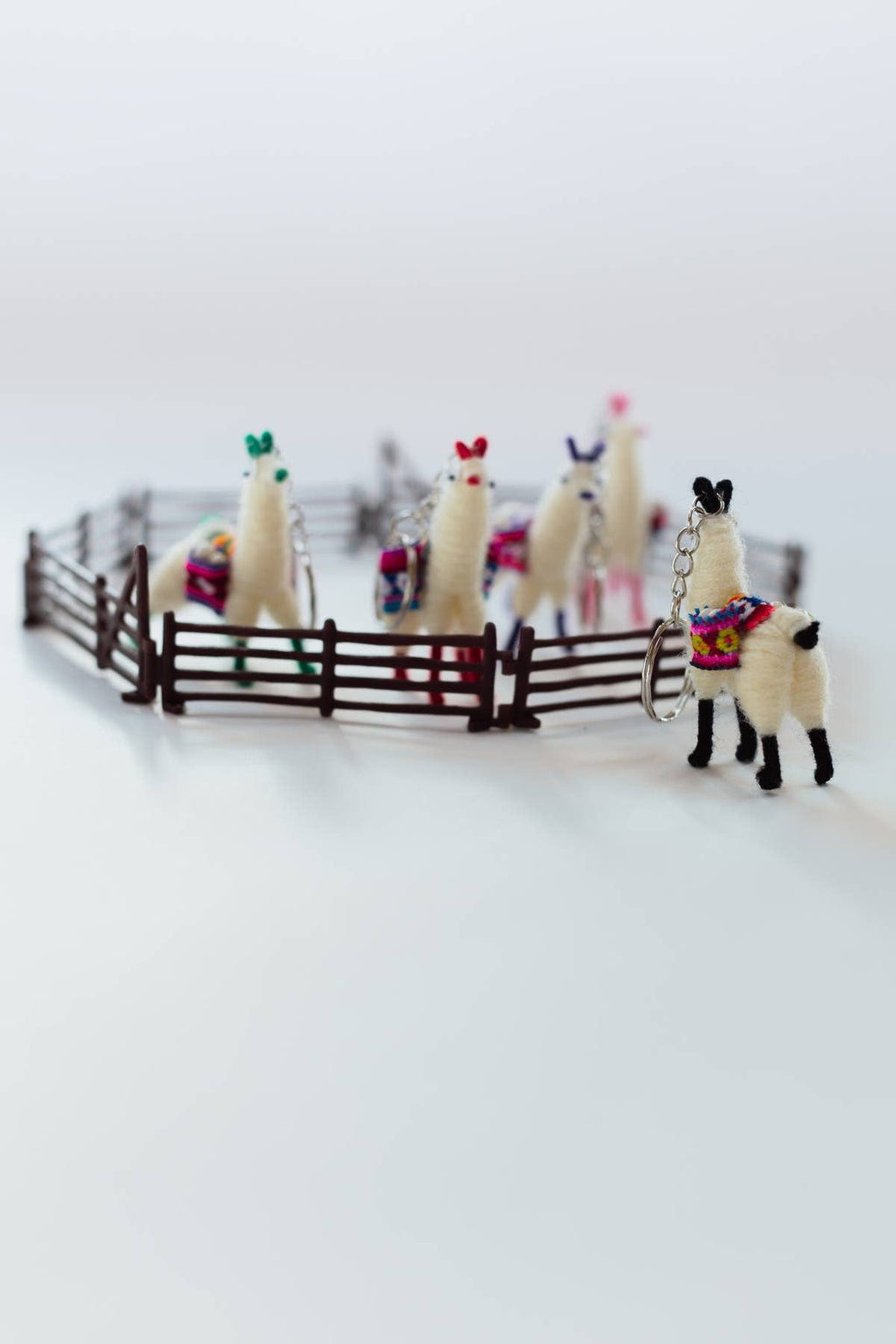 Alonzo Alpaca Keychain