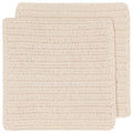 Homespun Natural Crocheted Dishcloths Set of 2