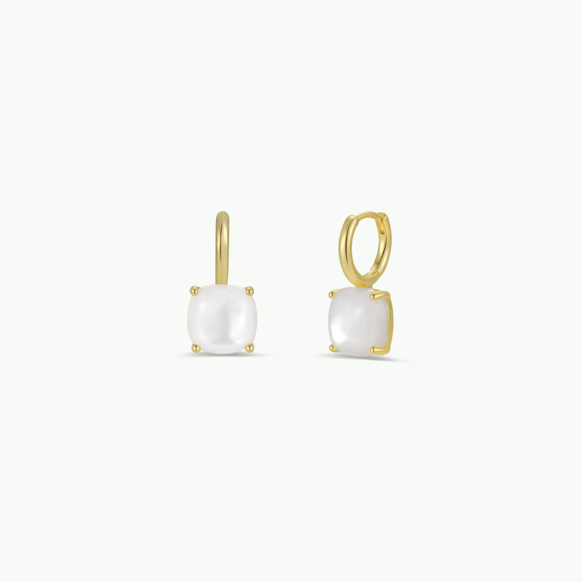 Gemstone Mini Drop | Mother of Pearl
