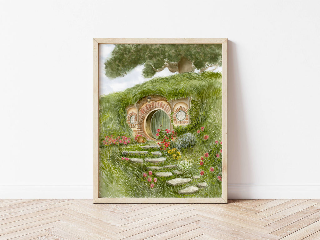 Bag End Print. Literary Locations.