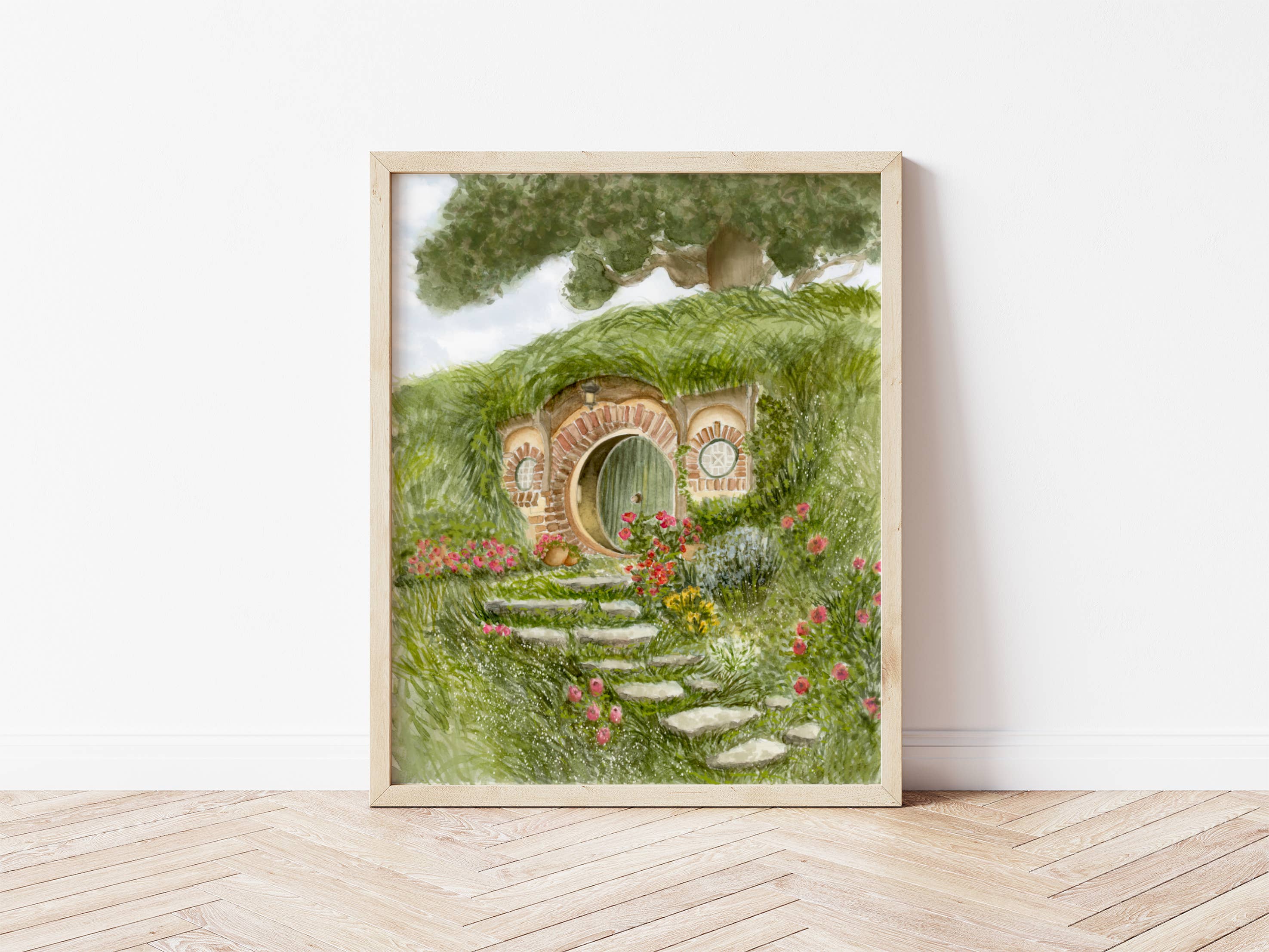 Bag End Print. Literary Locations.