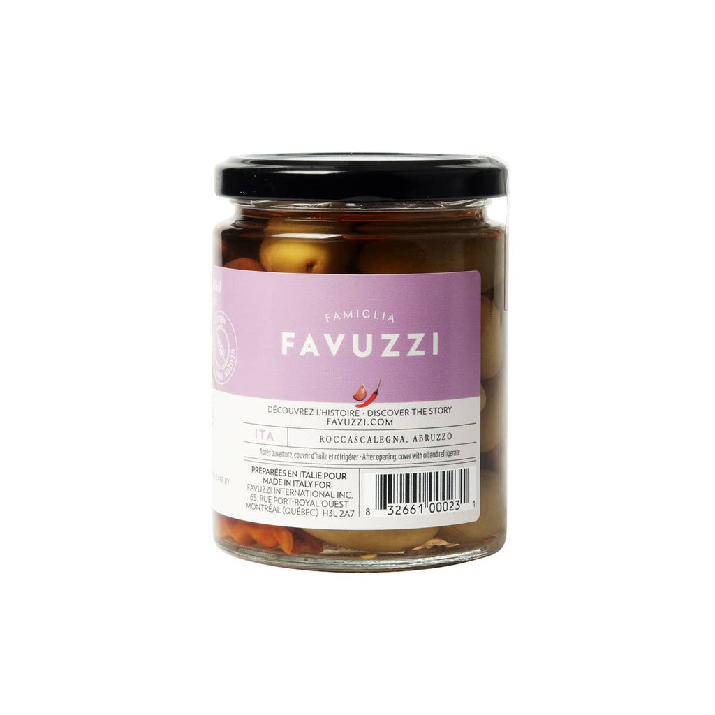 Spicy Olive Mix With Garlic