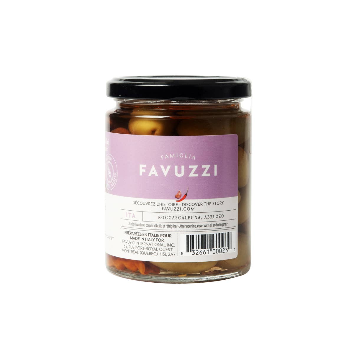 Spicy Olive Mix With Garlic