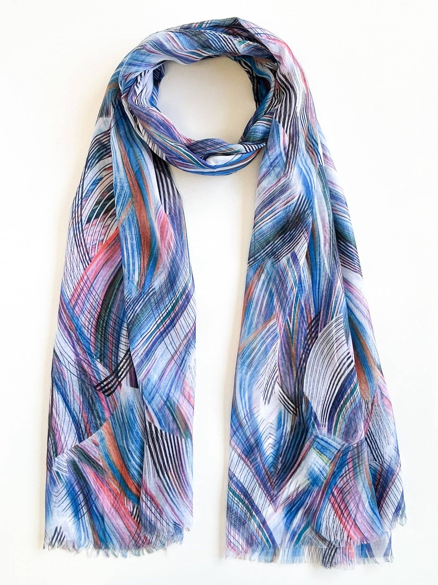 Beverly - Lightweight Multi-Colour Scarf