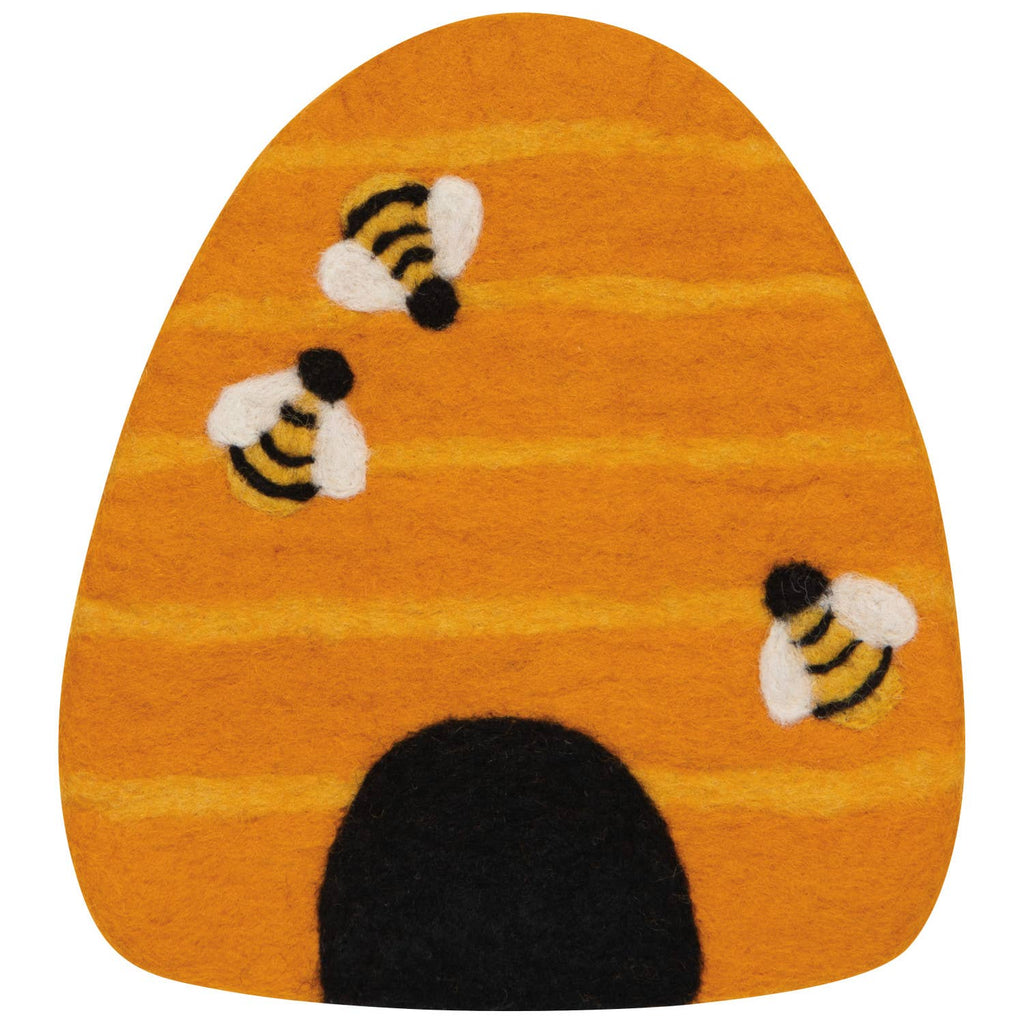 Bumblebee Felt Wool Trivet