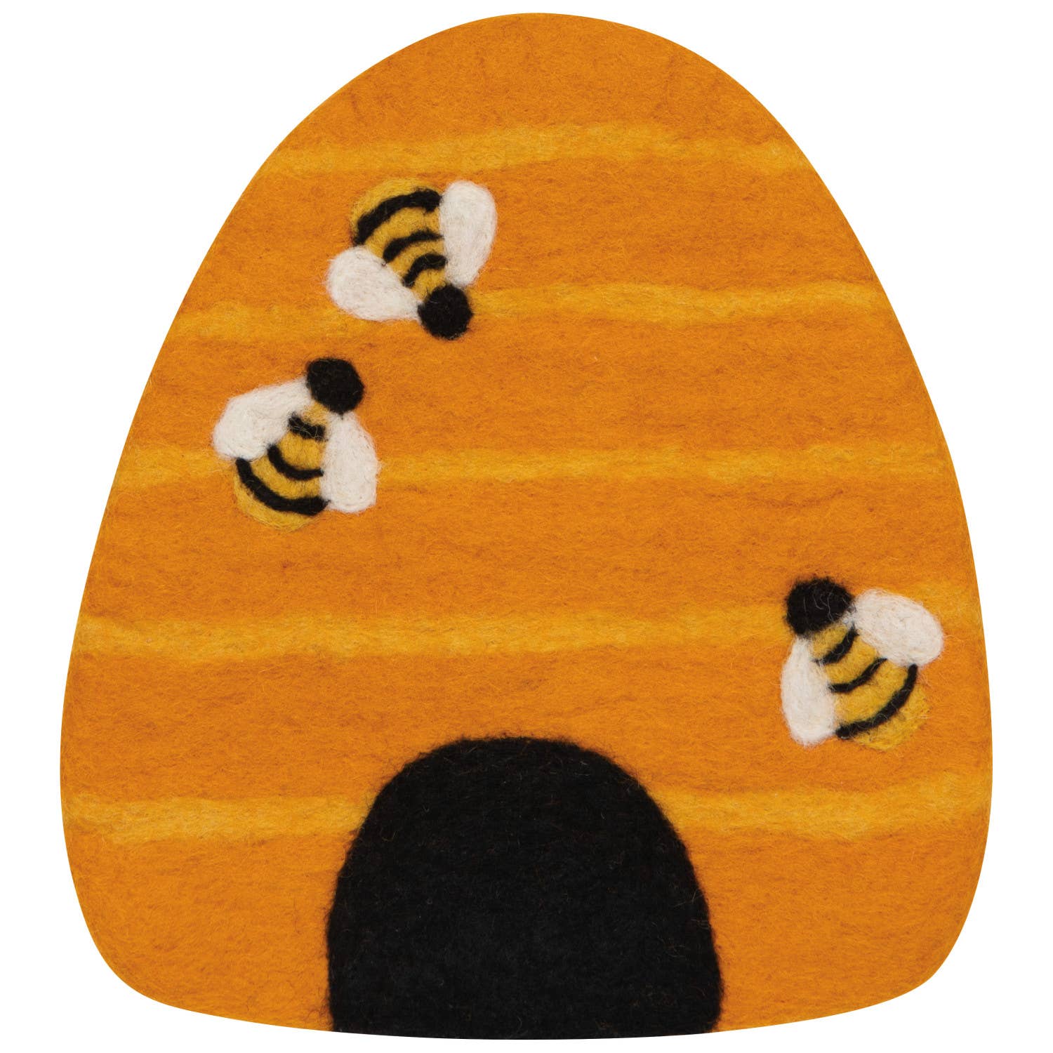 Bumblebee Felt Wool Trivet