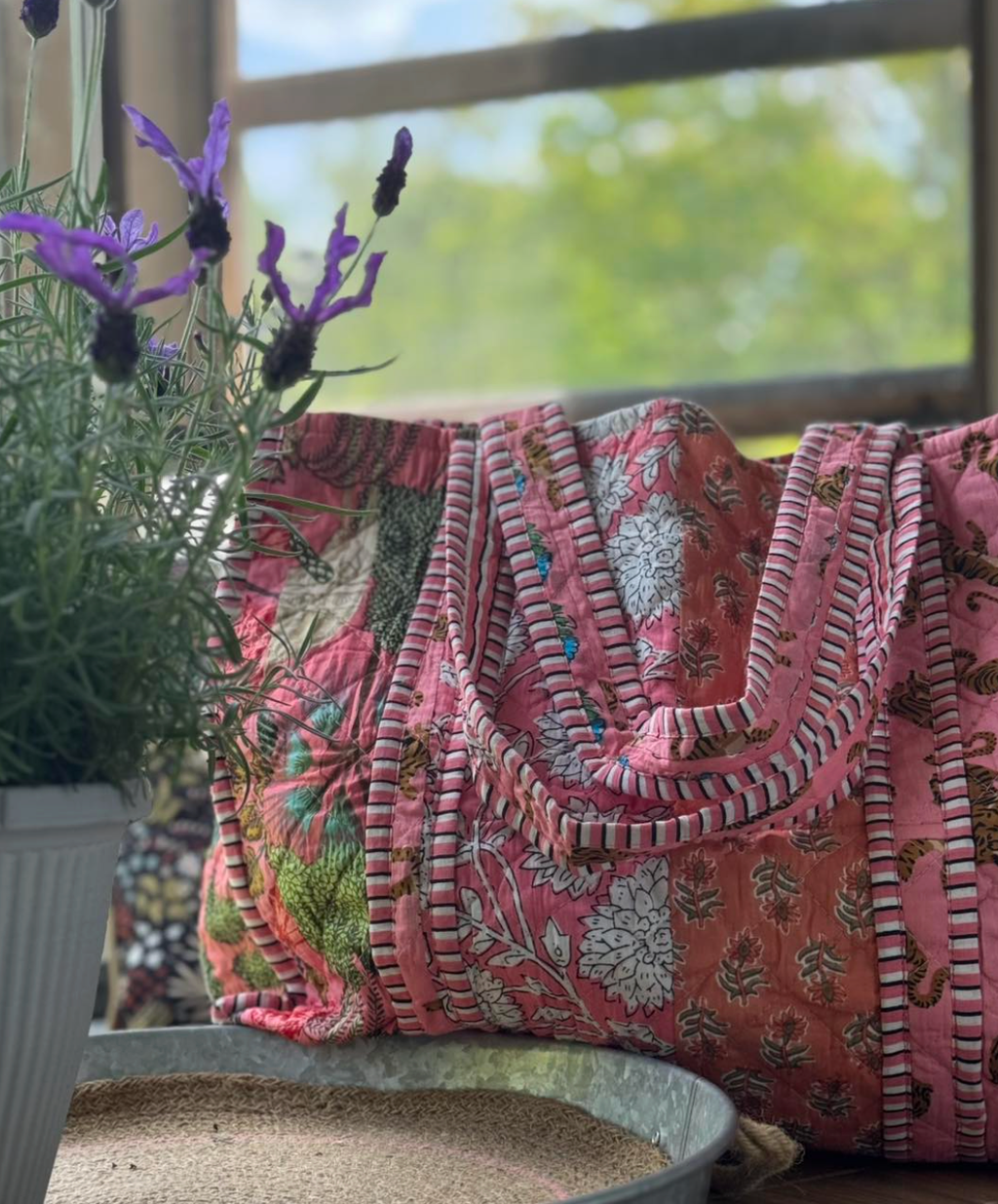 Quilted Cotton Assorted Tote Bags