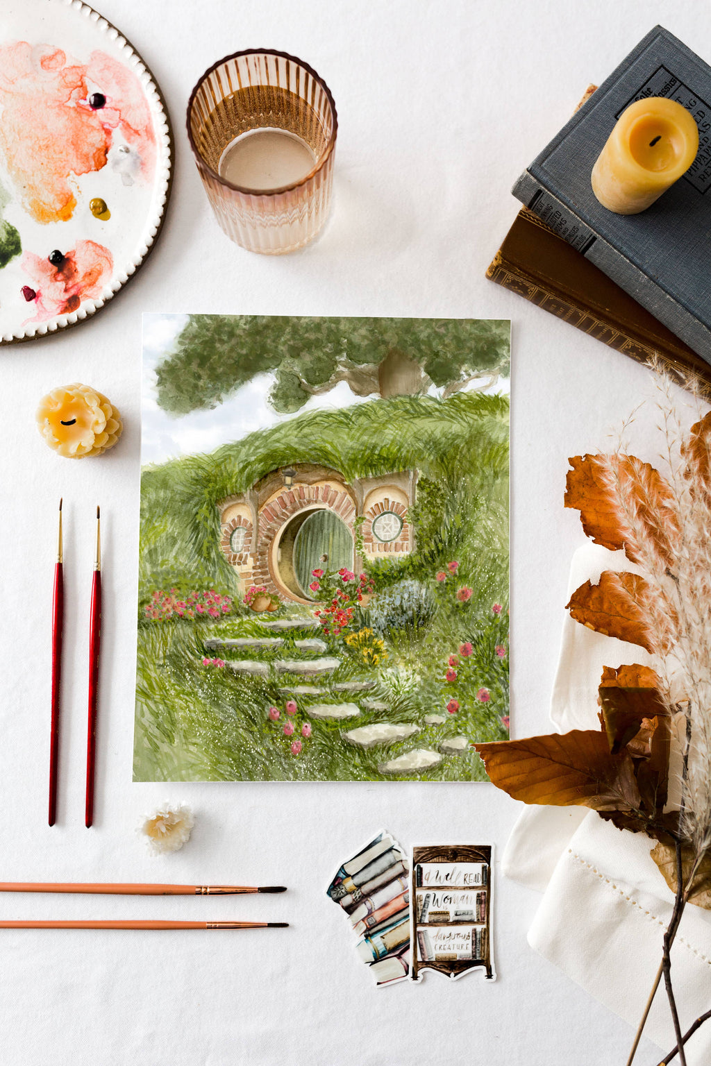 Bag End Print. Literary Locations.