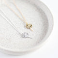 Dandelion Necklace: Yellow Gold