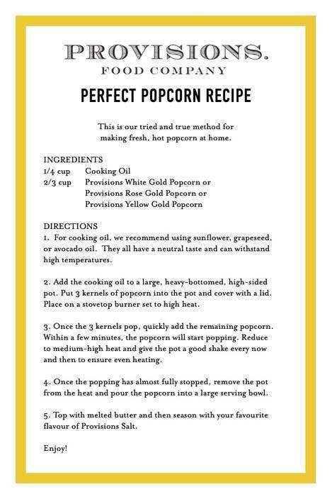 Yellow Gold Popcorn: 400g