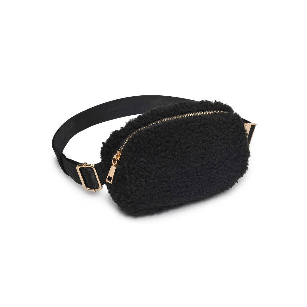 Santi Sherpa Shearling Belt Bag Fanny Pack