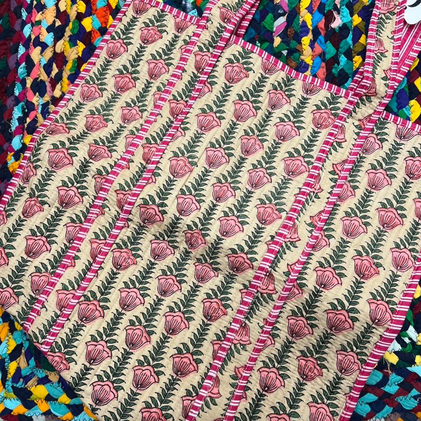 Quilted Cotton Assorted Tote Bags
