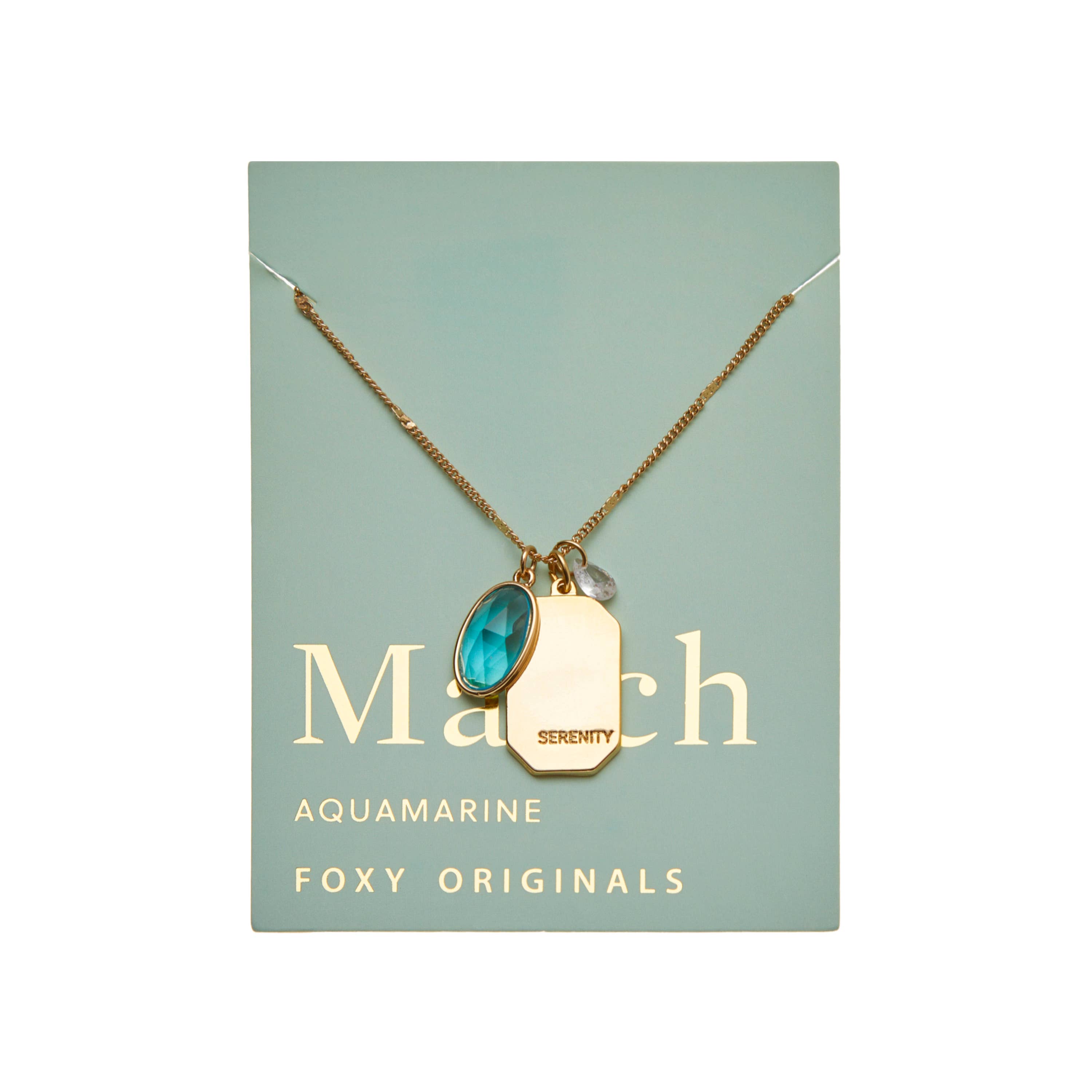 March Birthstone Necklace | Spring 2026 | Birthday Gifts