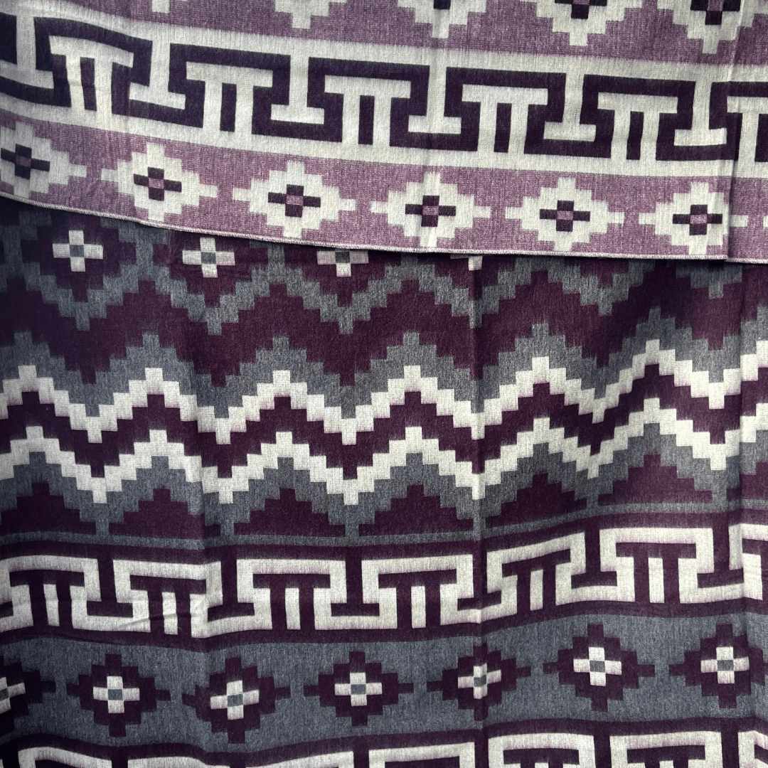 50 Shades of Purple Large Alpaca Blanket