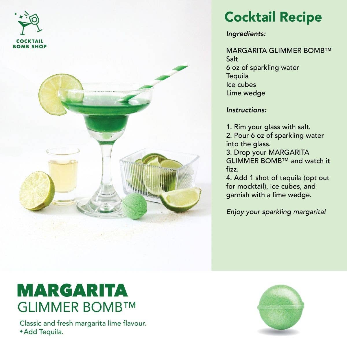Cocktail Bombs | Margarita