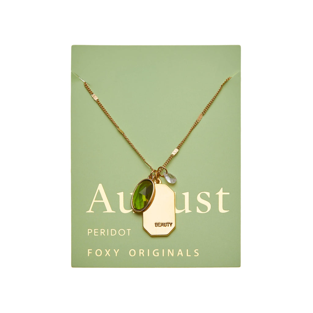 August Birthstone Necklace | Spring 2026 | Birthday Gifts