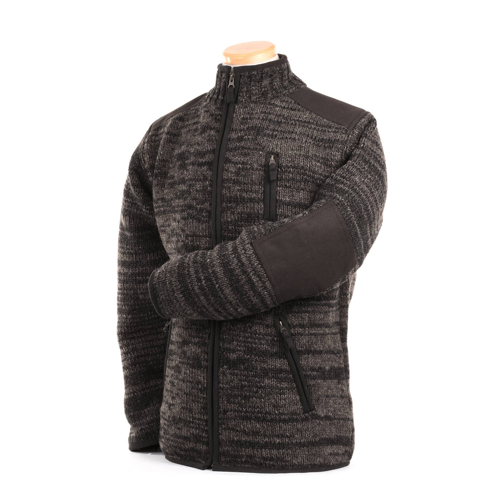 Oxford Full-Zip Wool Sweater