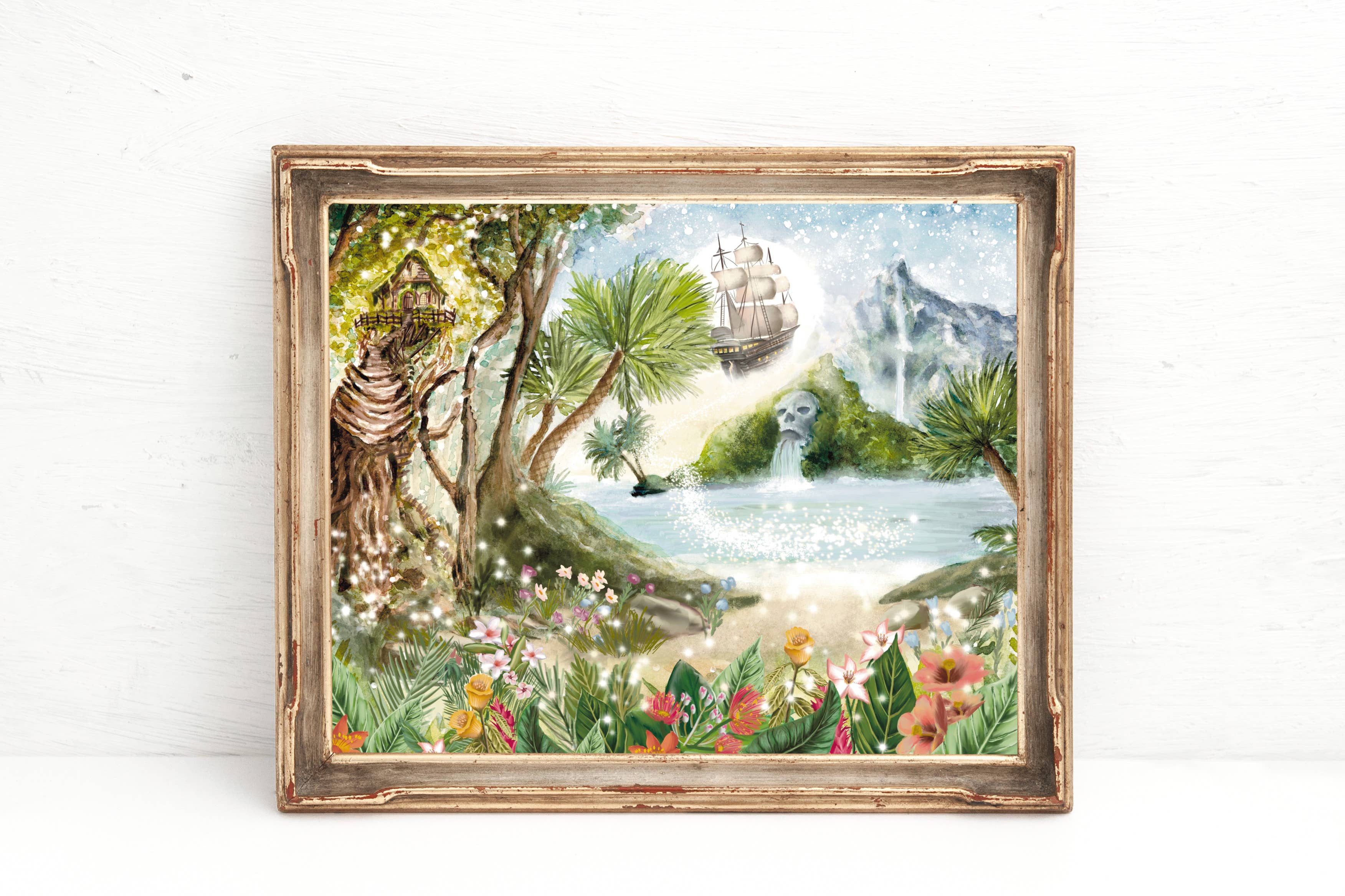 Neverland Peter Pan Print
