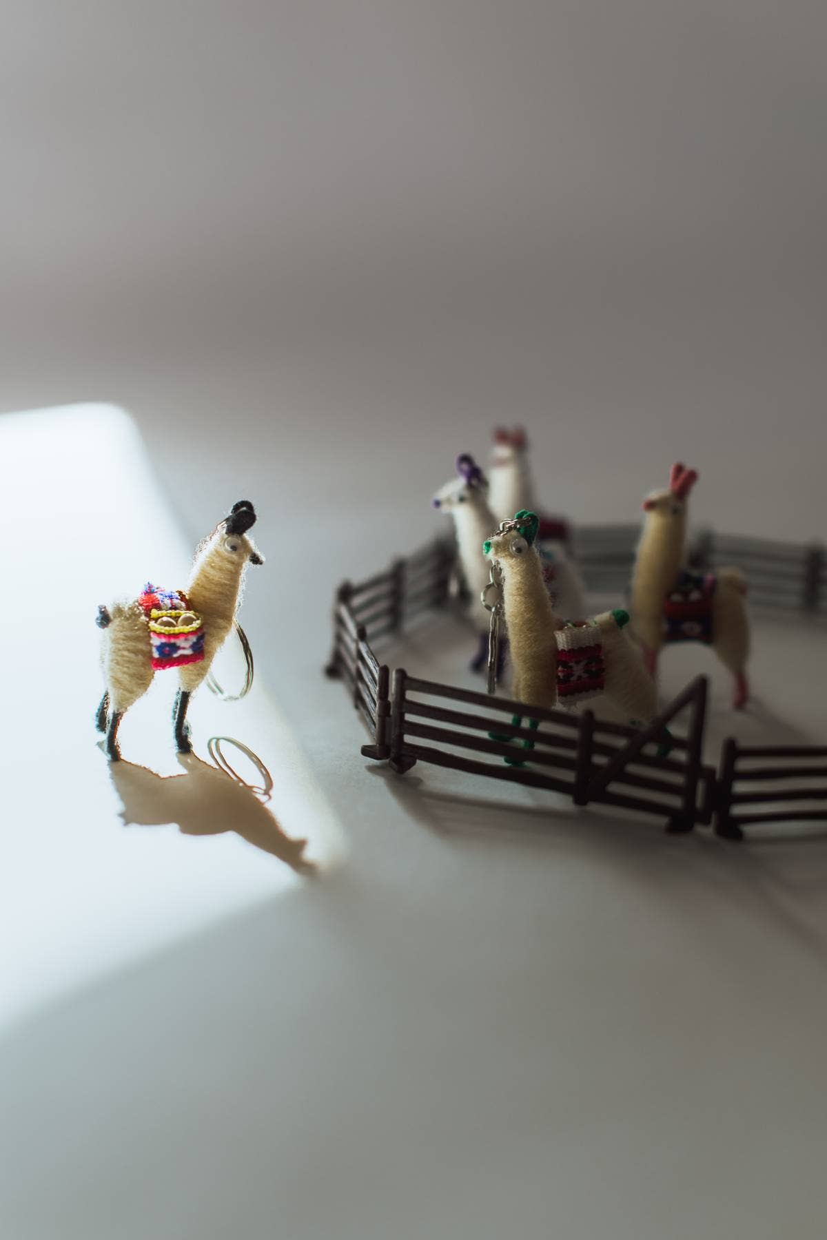 Alonzo Alpaca Keychain