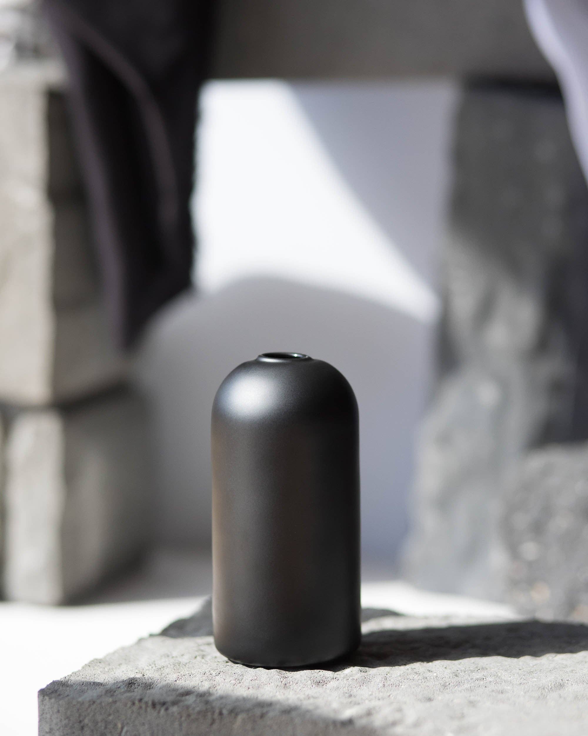 Wylie Black Vase Candle Holder