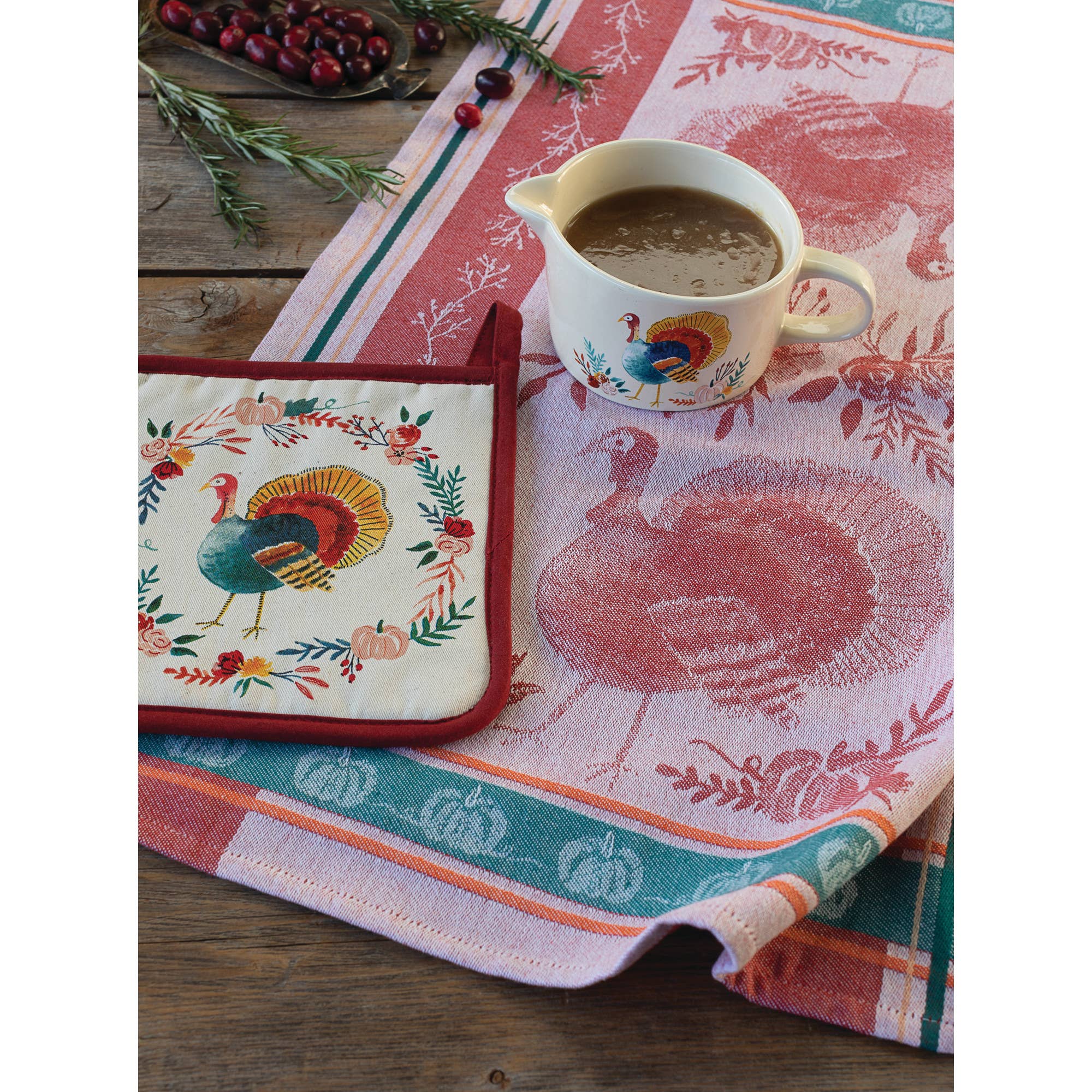 Harvest Turkey Thanksgiving Gravy Boat