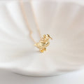 Duck Necklace: Yellow Gold