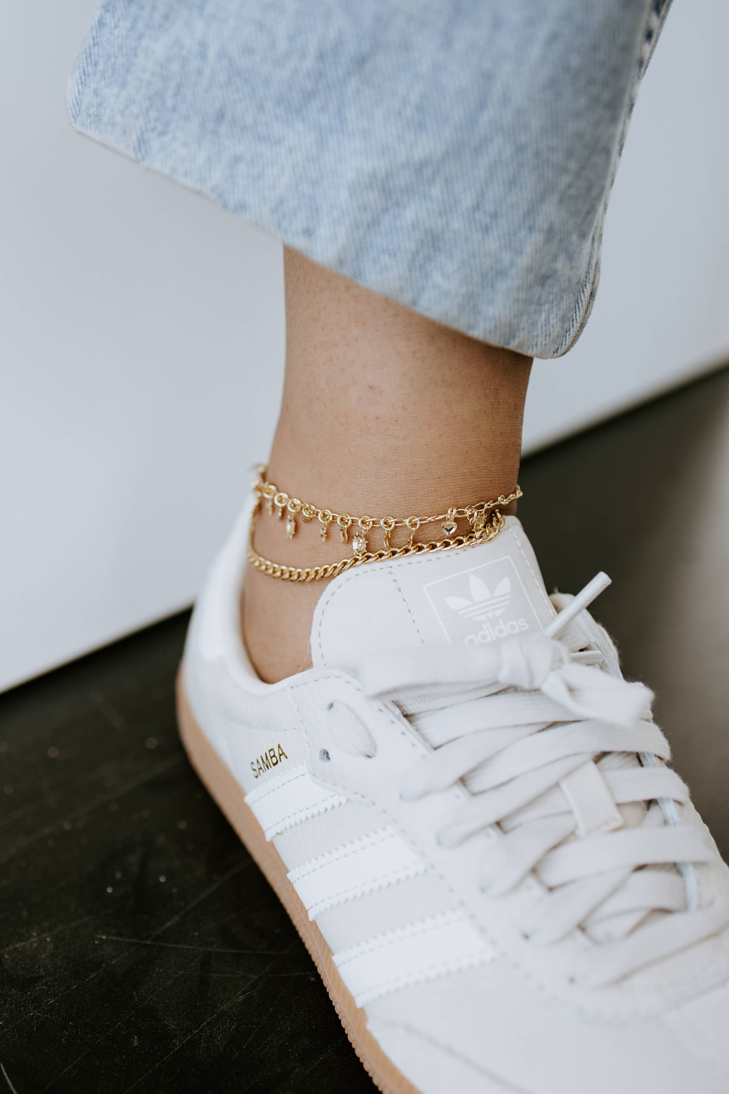 Gold Charm Anklet