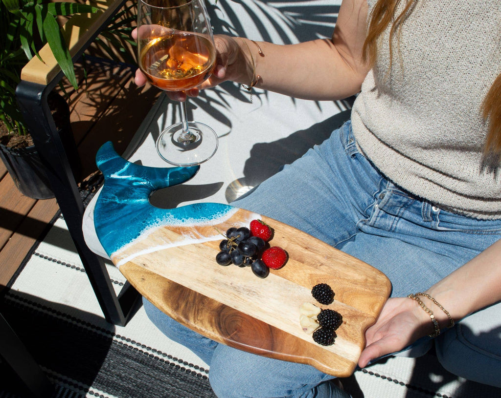 Resin Whale Charcuterie Board