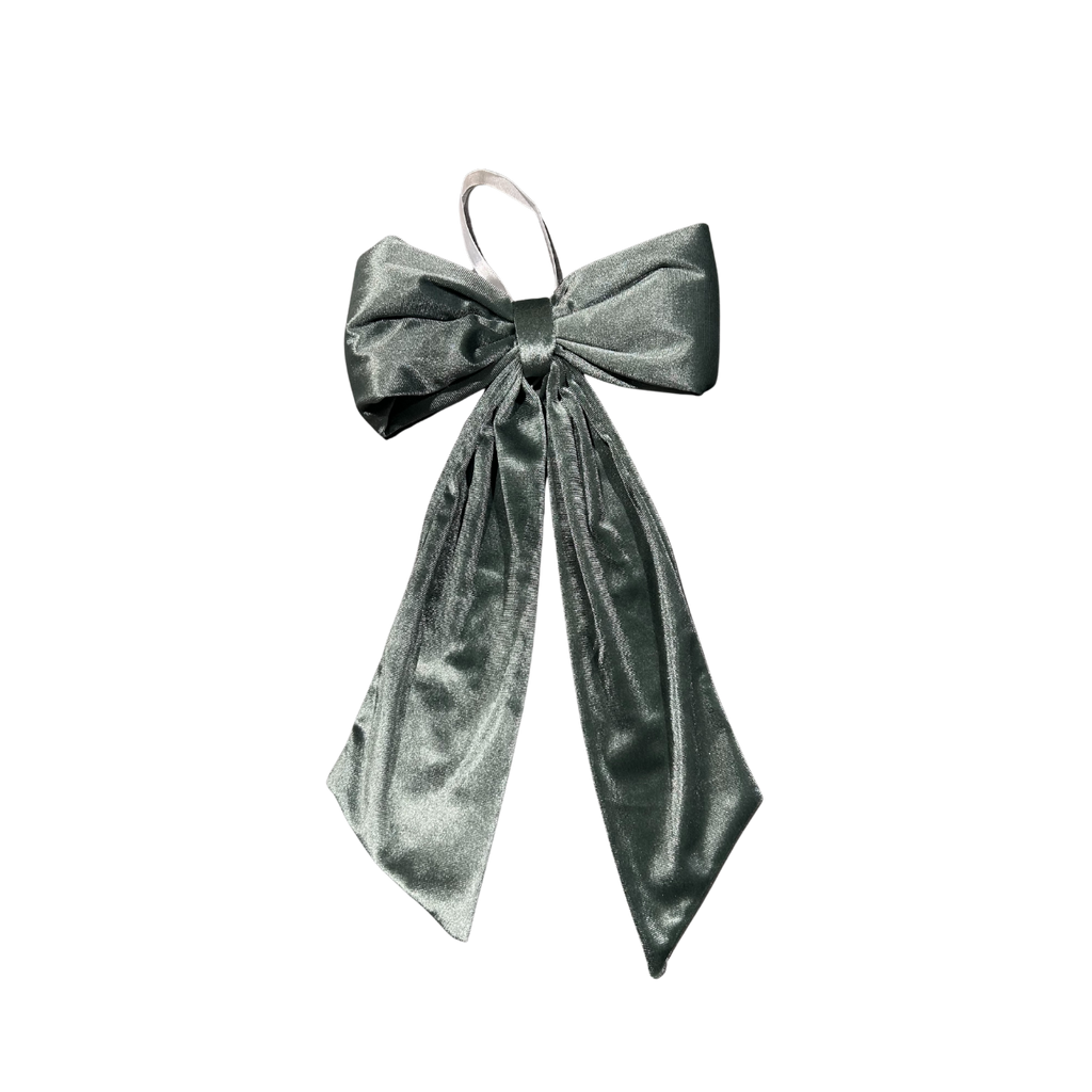 Sage Velvet Holiday Bows
