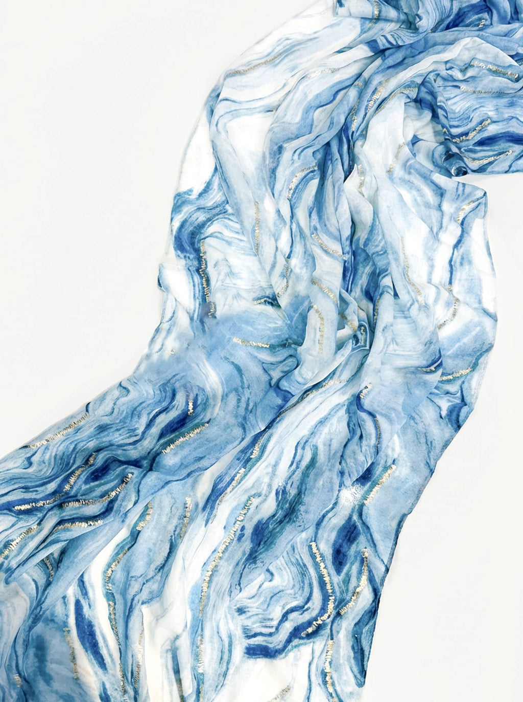 Bluebell | Blue Agate Lightweight Scarf