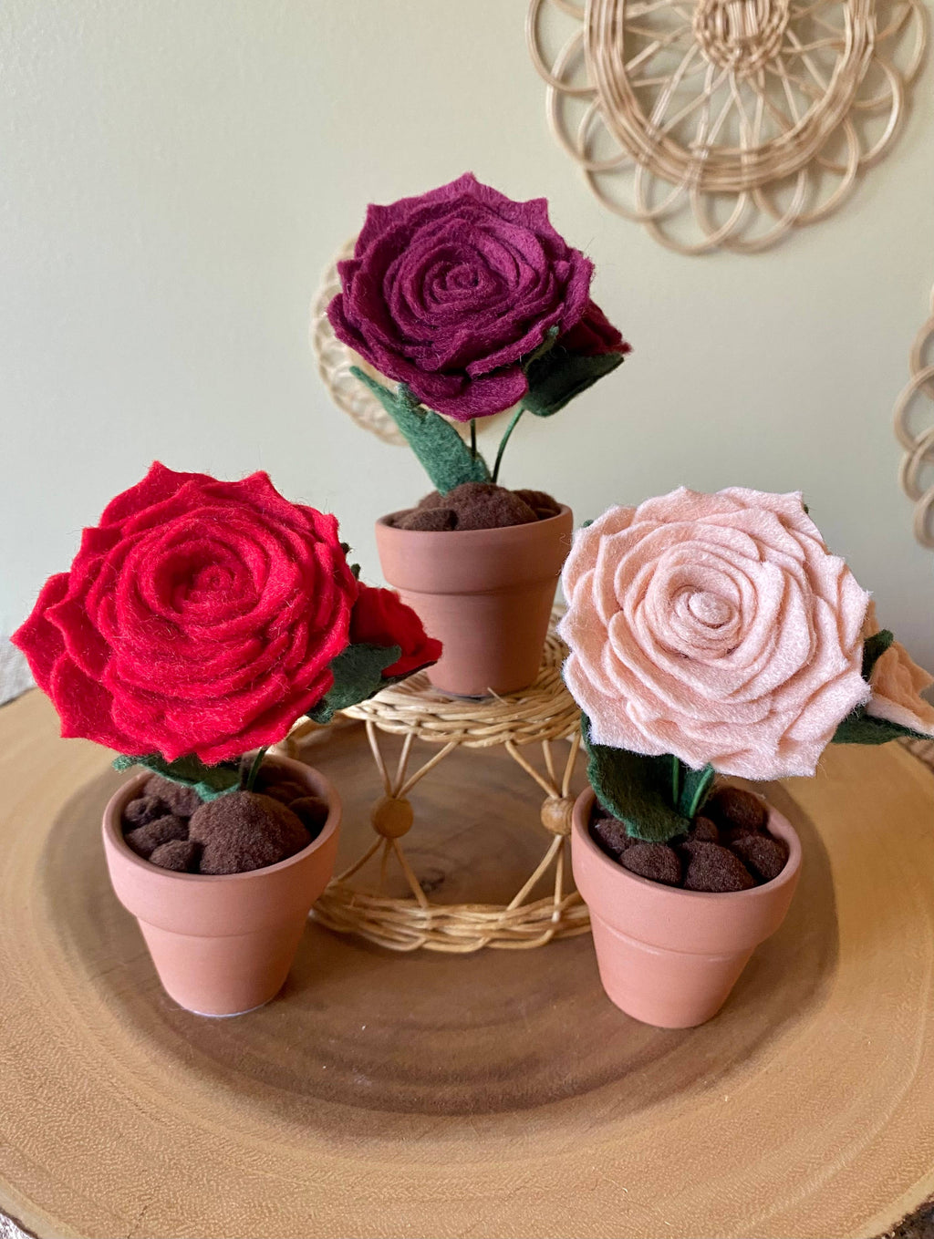 Rose Felt Forever Flower