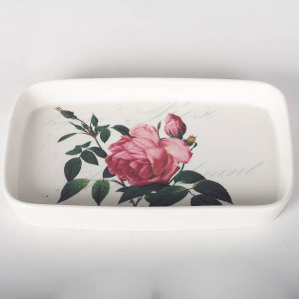 Porcelain Tray, Roses
