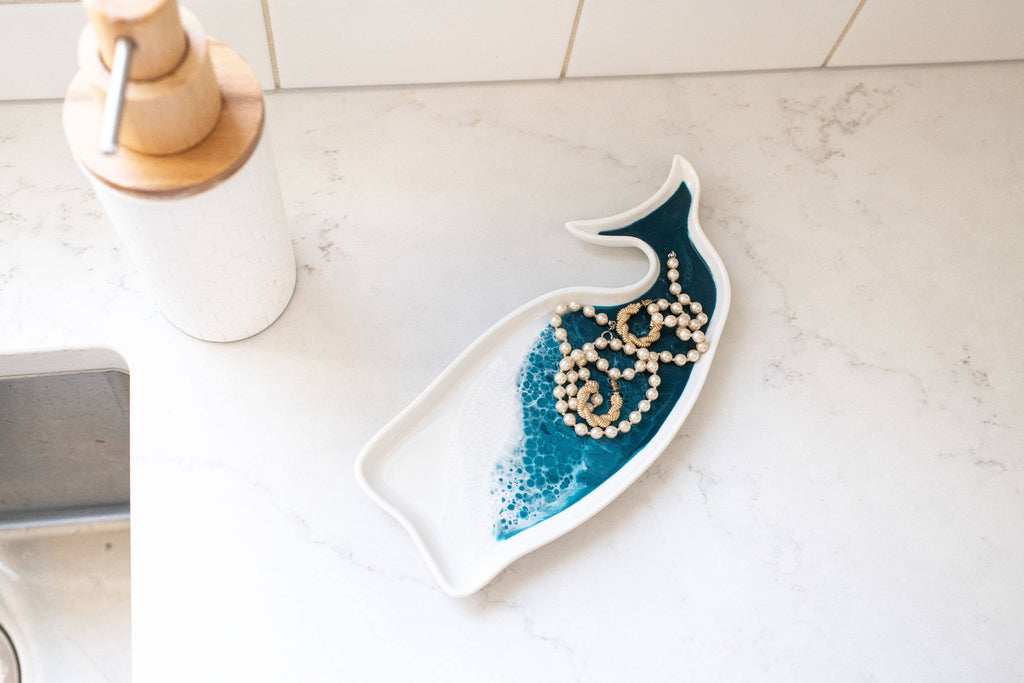 Resin Whale Tray