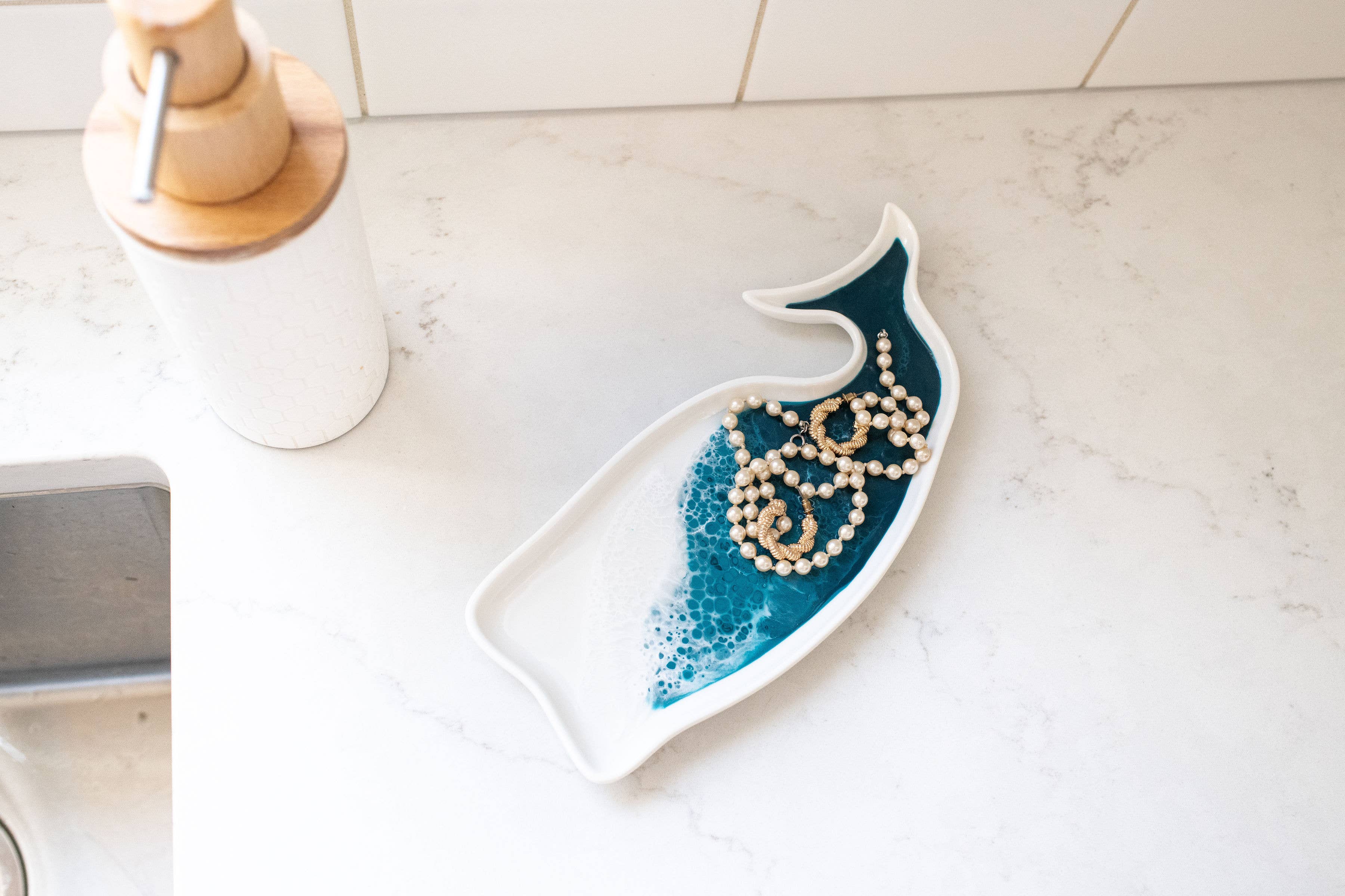 Resin Whale Tray
