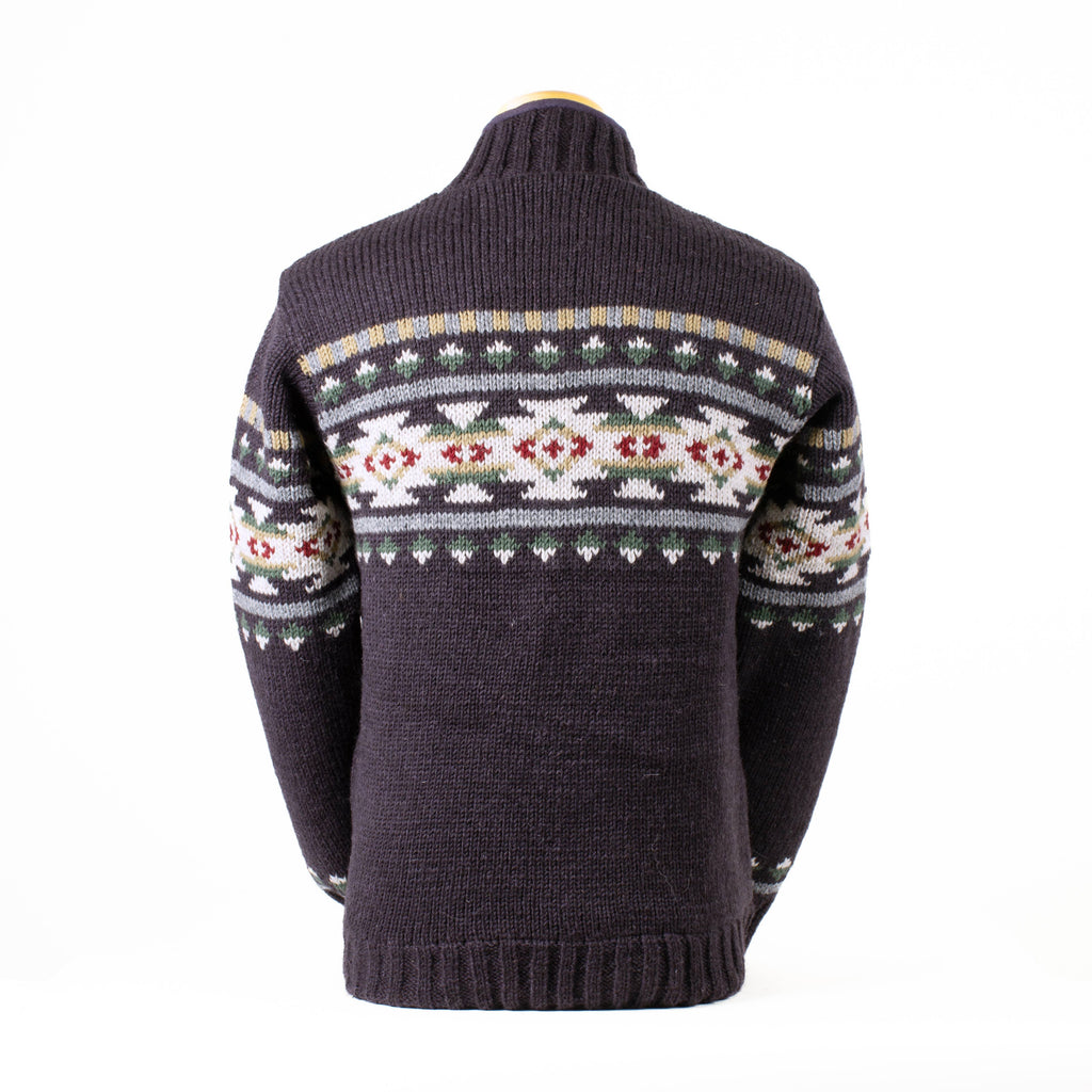 Austin Western Zip Cardigan – Hand Crafted Wool Sweater