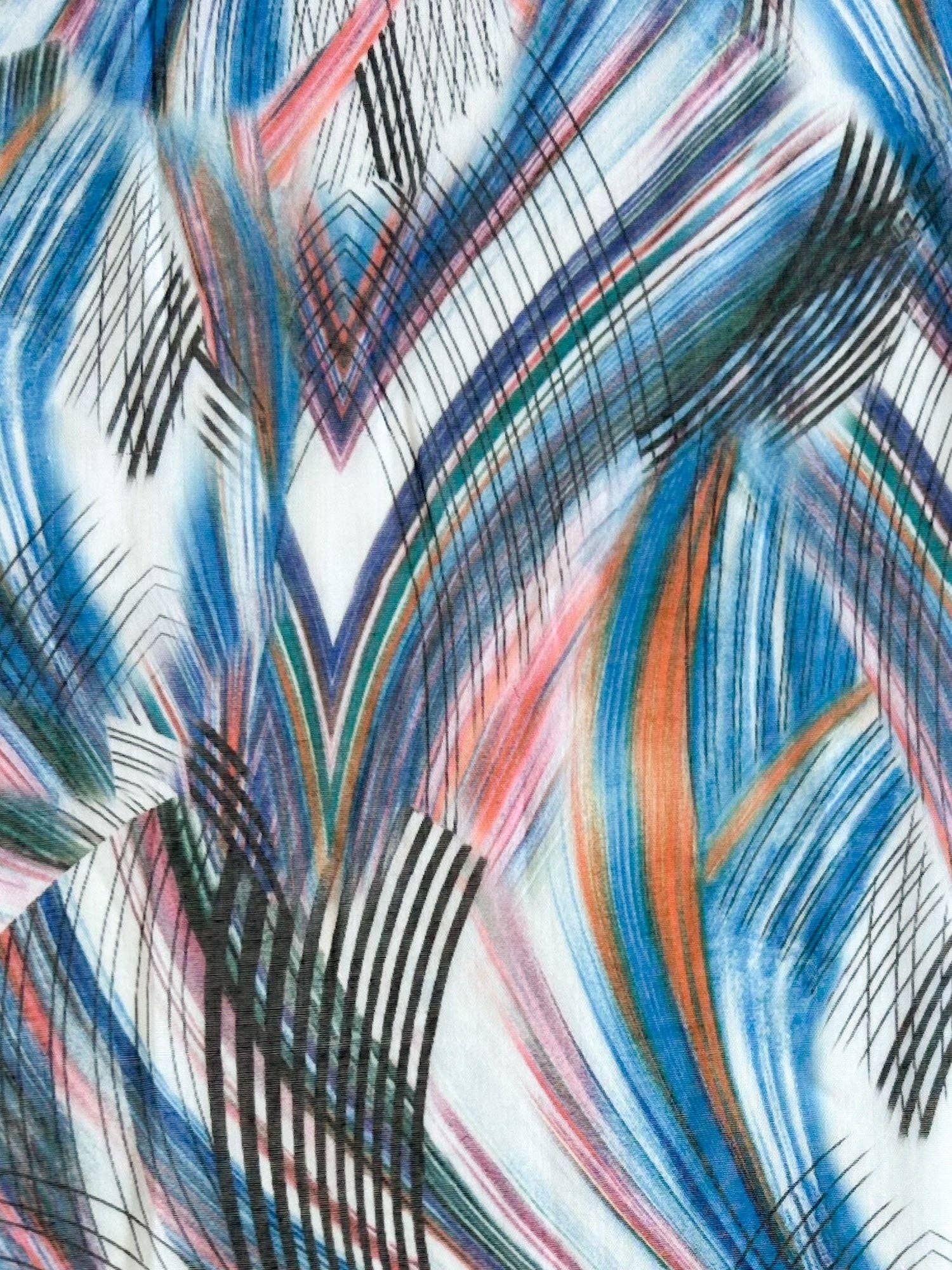 Beverly - Lightweight Multi-Colour Scarf