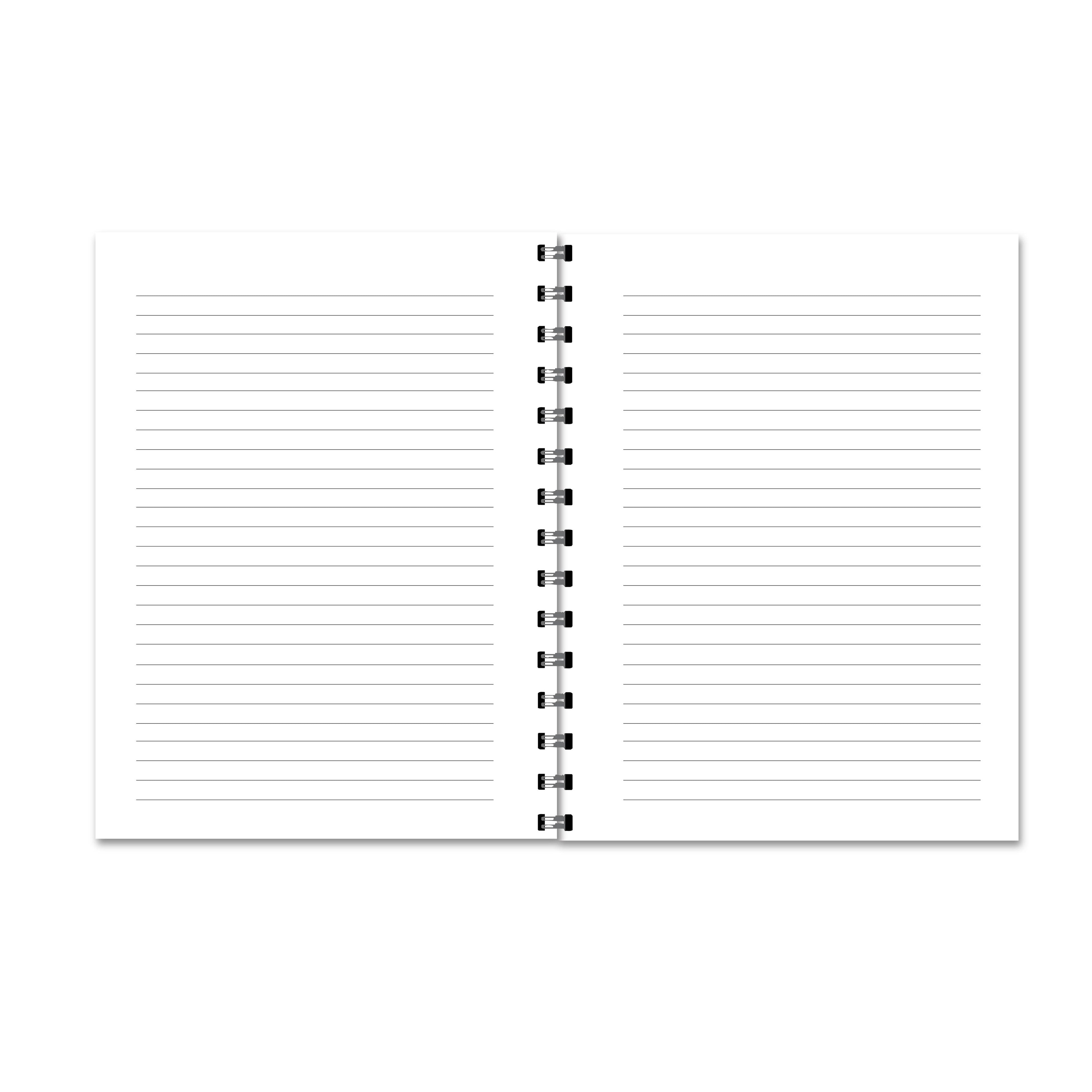 Blue Floral Honeybee Notebook