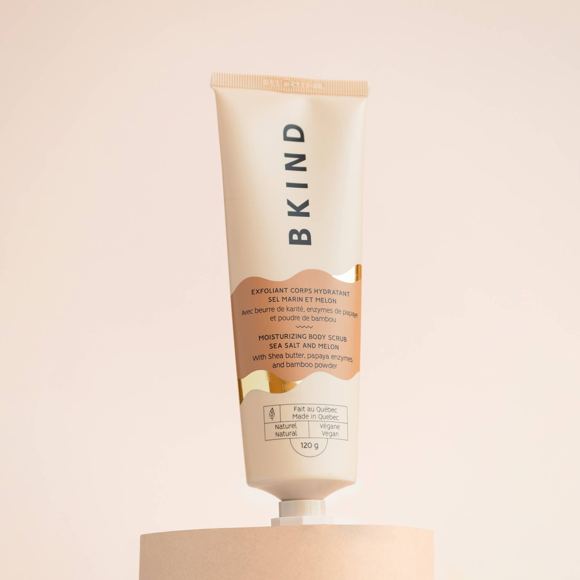 BKIND Moisturizing body scrub | Sea salt and melon
