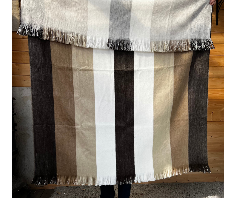 Guinness Brushed Alpaca Wool Throw Blanket