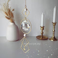 POLARIS Celestial Suncatcher with Howlite Beadwork