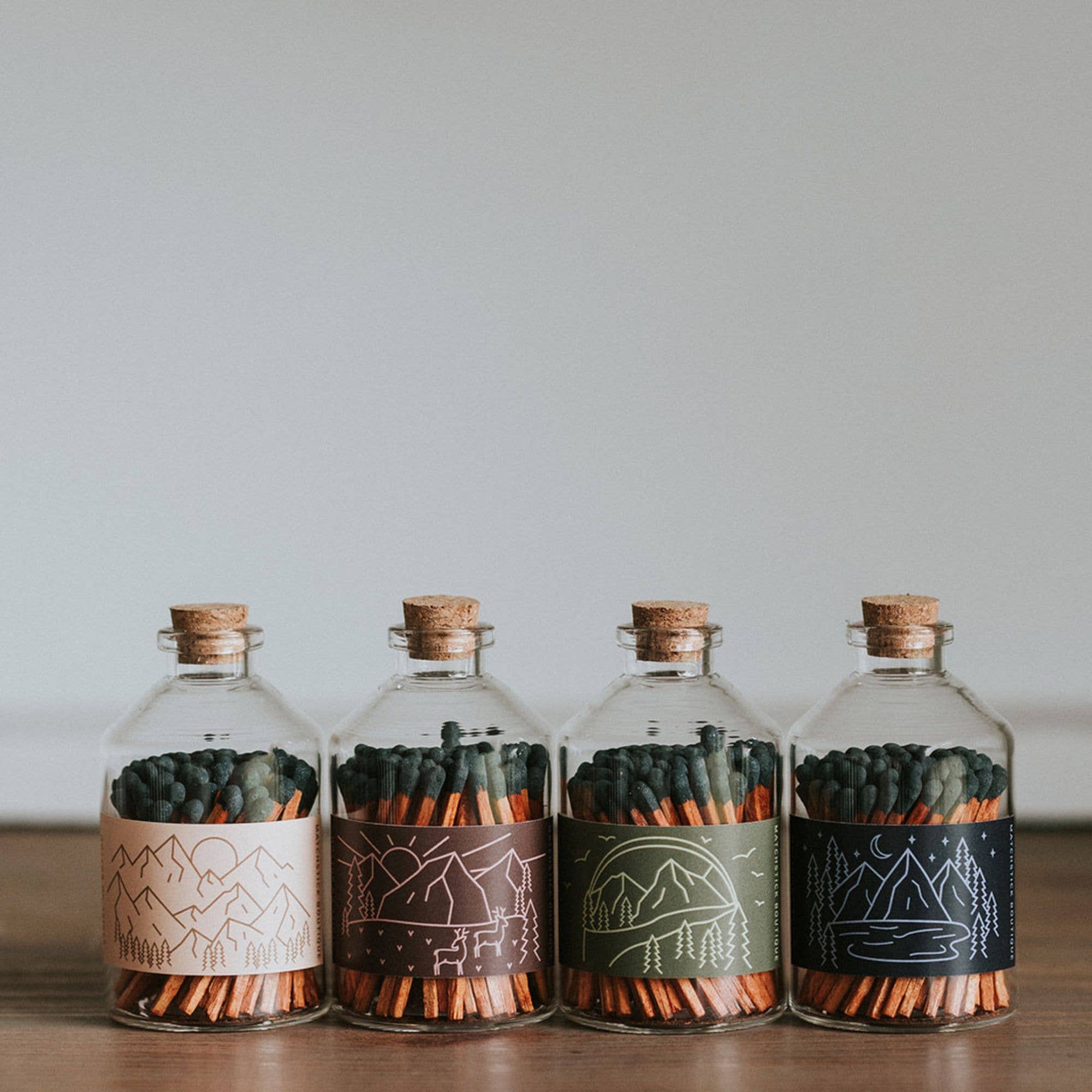 Evergreen Mountains Apothecary Jar