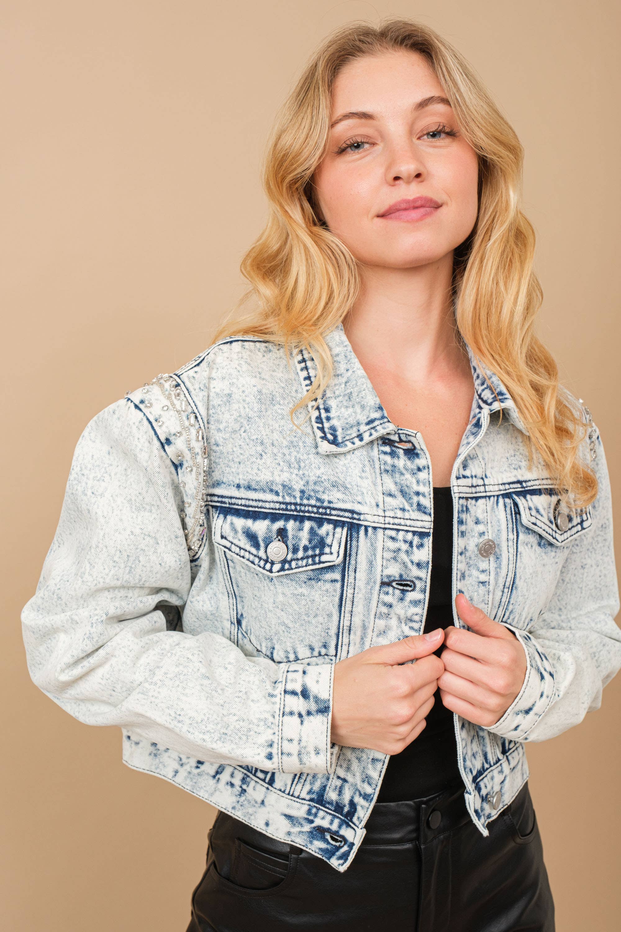 Embellished Denim Jacket