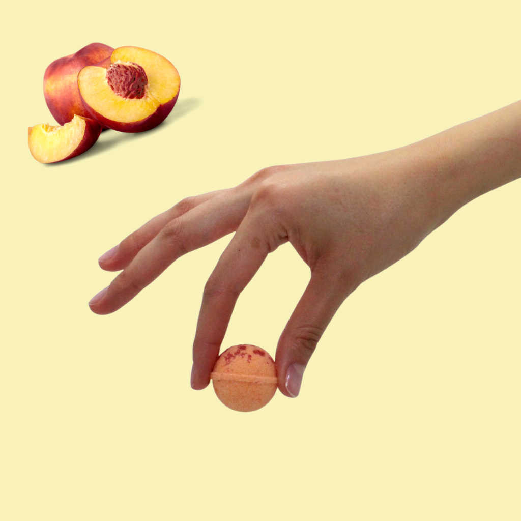 Cocktail Bombs | Peach Bellini