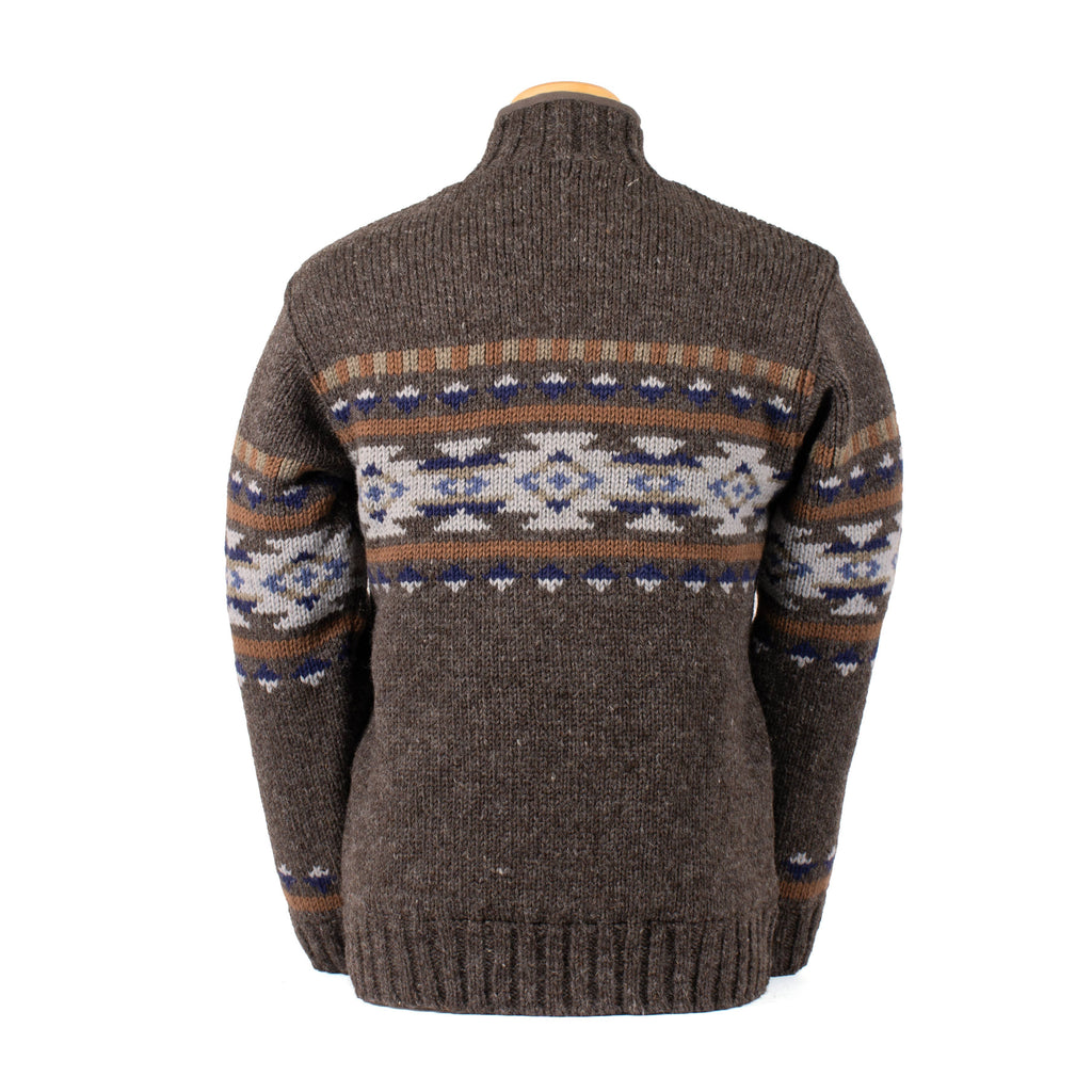 Austin Western Zip Cardigan – Hand Crafted Wool Sweater