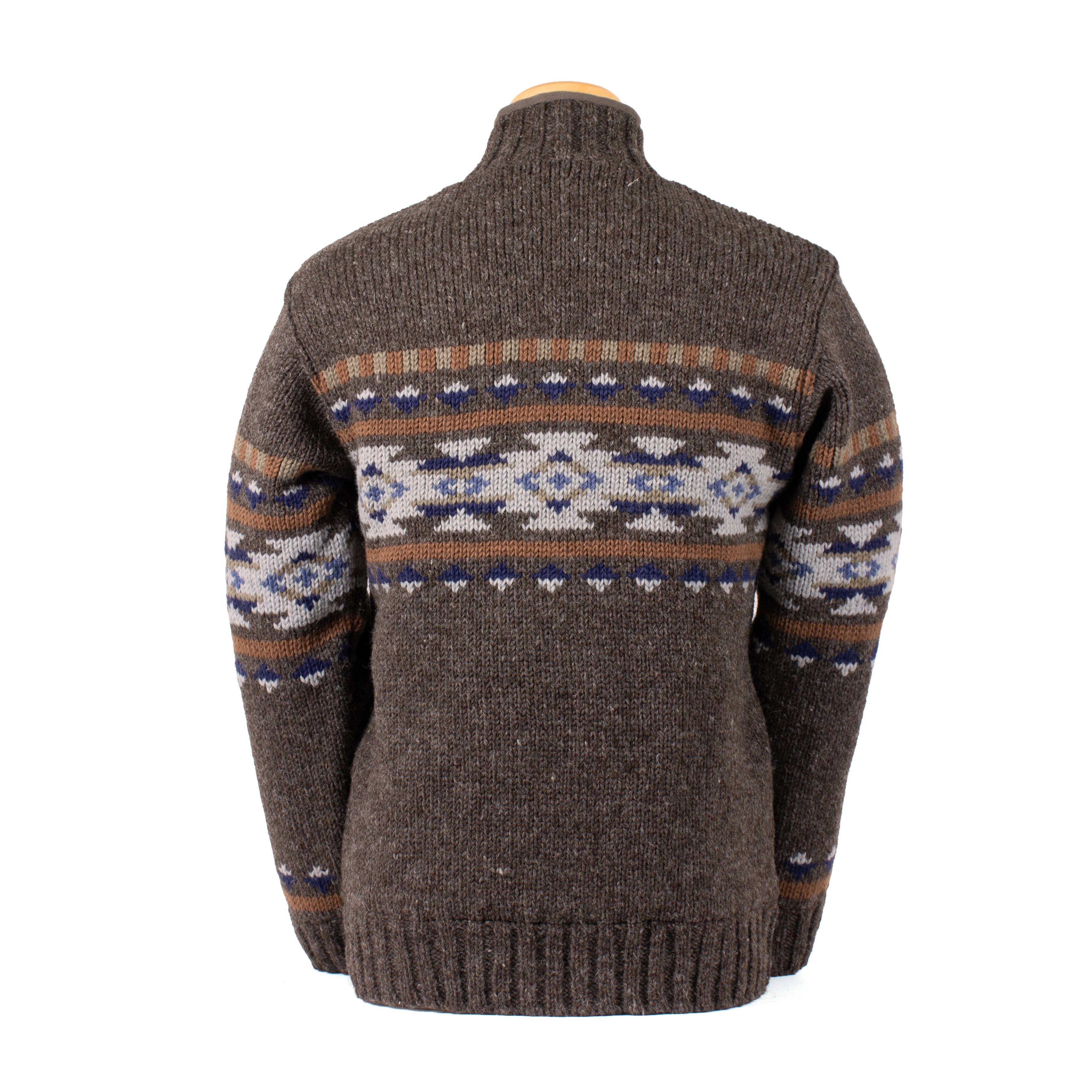 Austin Western Zip Cardigan – Hand Crafted Wool Sweater