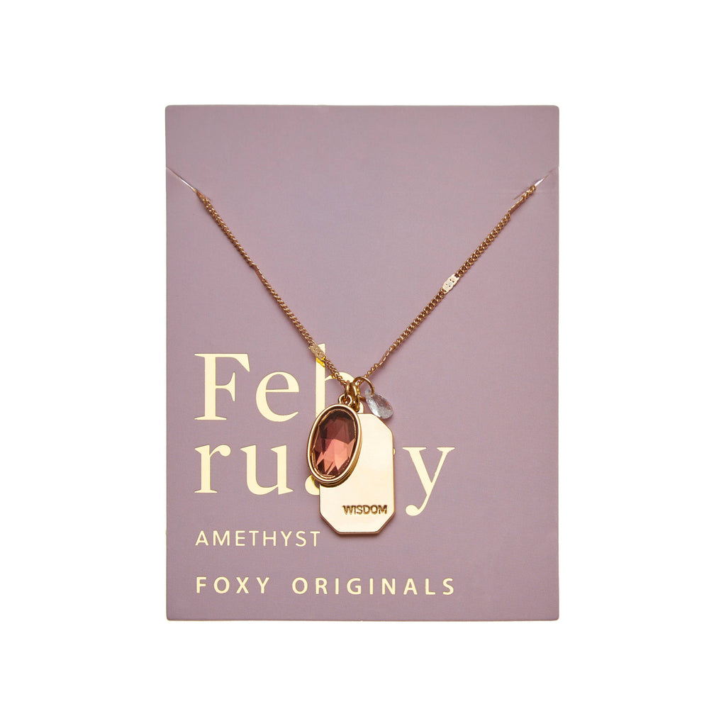 February Birthstone Necklace | Spring 2026 | Birthday Gifts