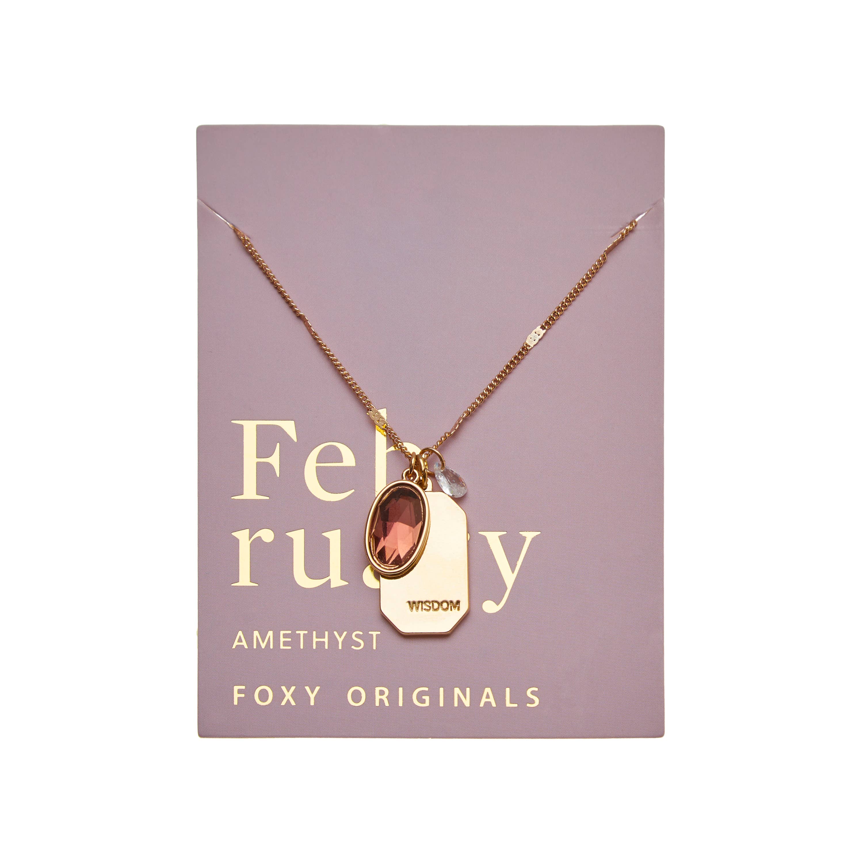 February Birthstone Necklace | Spring 2026 | Birthday Gifts