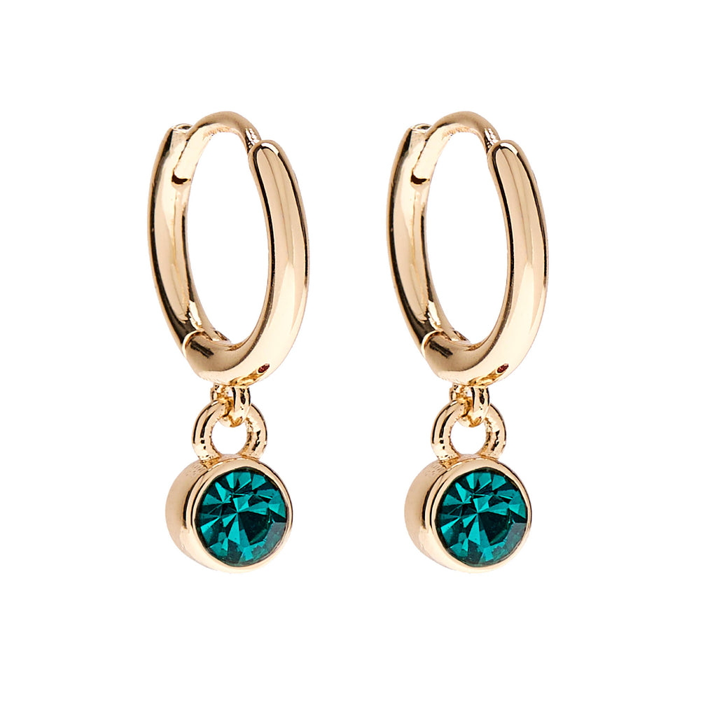 May Birthstone Stud & Huggie Hoop Earrings | Spring 2026